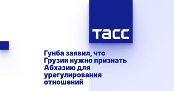 Гунба заявил, что Грузии нужно признать Абхазию для урегулирования отношений