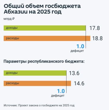 Парламент Абхазии принял в окончательном чтении бюджет республики на 2025 год