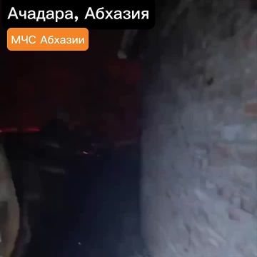 Сотрудникам МЧС удалось локализовать очаги лесных пожаров в Сухумском районе, а начавшийся дождь потушил огонь окончательно