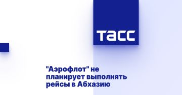 "Аэрофлот" не планирует выполнять рейсы в Абхазию