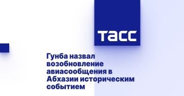 Гунба назвал возобновление авиасообщения в Абхазии историческим событием