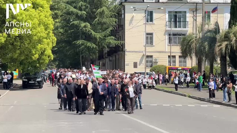 «Фестиваль спорта», посвященный 80-летию Победы в Великой Отечественной войне 1941–1945 годов, проходит на площади Свободы в Сухуме