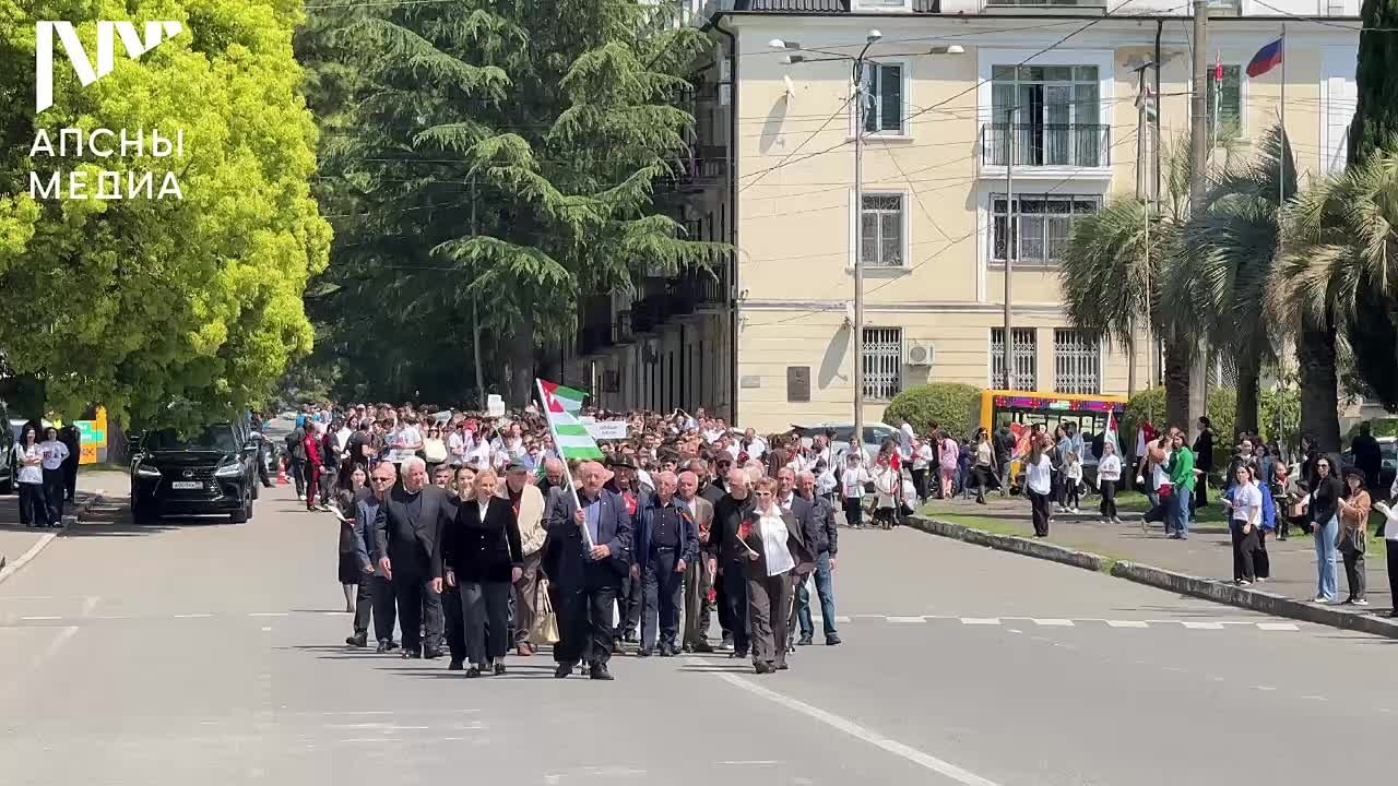 «Фестиваль спорта», посвященный 80-летию Победы в Великой Отечественной войне 1941–1945 годов, проходит на площади Свободы в Сухуме