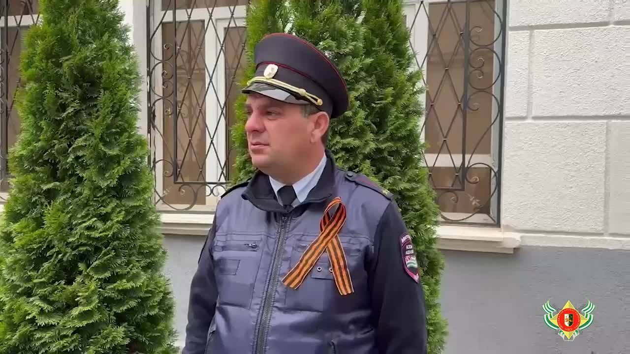 Сотрудники МВД одними из первых в стране приняли участие в акции «Георгиевская лента»
