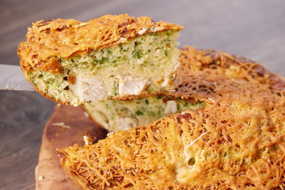 Весенний пирог с курицей. Ингредиенты: