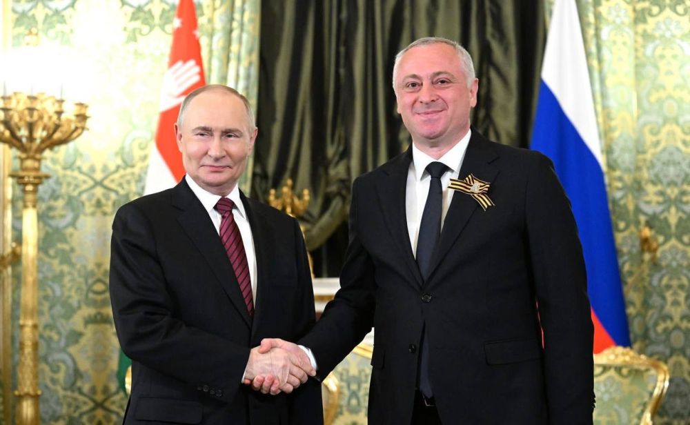 Встреча Бадры Гунба и Владимира Путина