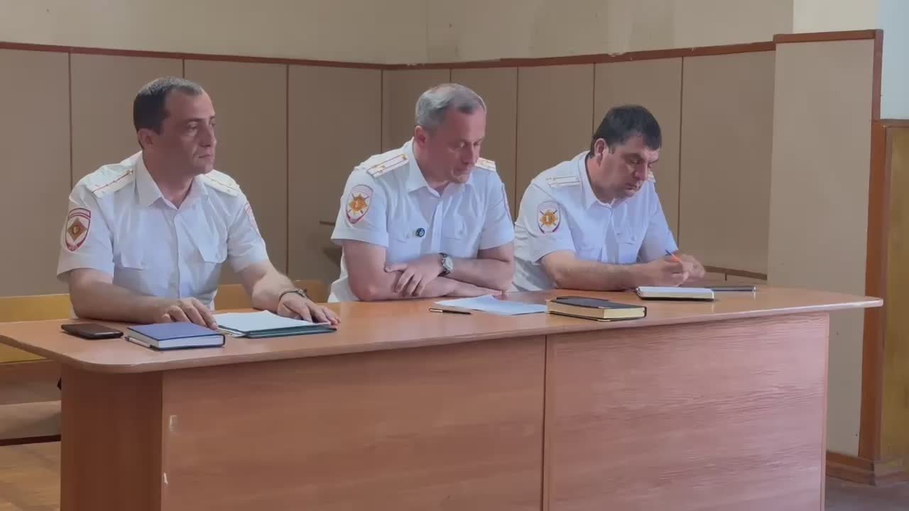 Начальник УГАИ Дамей Авидзба провёл рабочее совещание с личным составом госавтоинспекции УВД по Гагрскому району