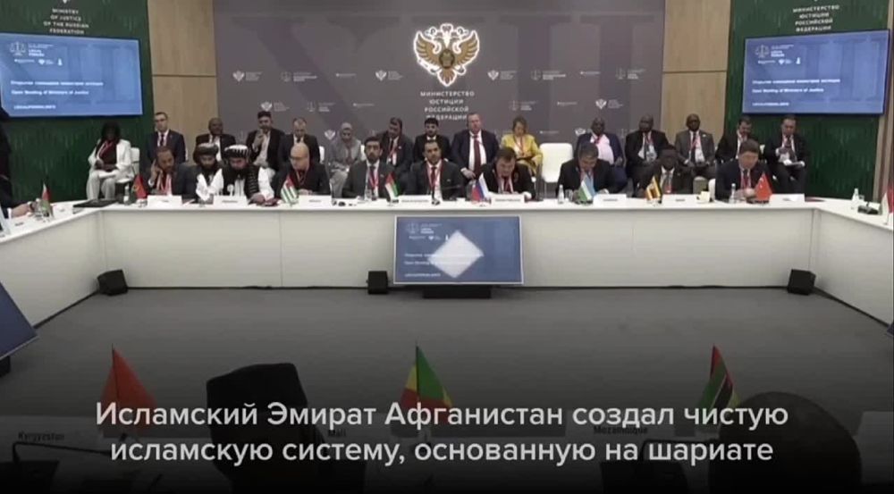 Любопытное выступление министра юстиции талибского Афганистана на Петербургском международном экономическом форуме