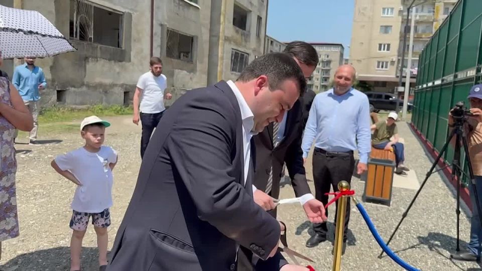 Новую спортплощадку открыли в Очамчыре