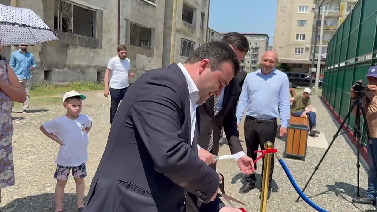 Новую спортплощадку открыли в Очамчыре