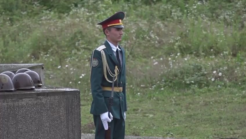 Бадра Гунба почтил память бойцов батальона «Горец»