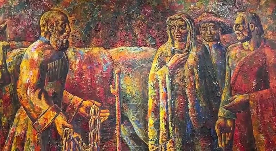 Выставка уцелевших после пожара картин открылась в Сухуме
