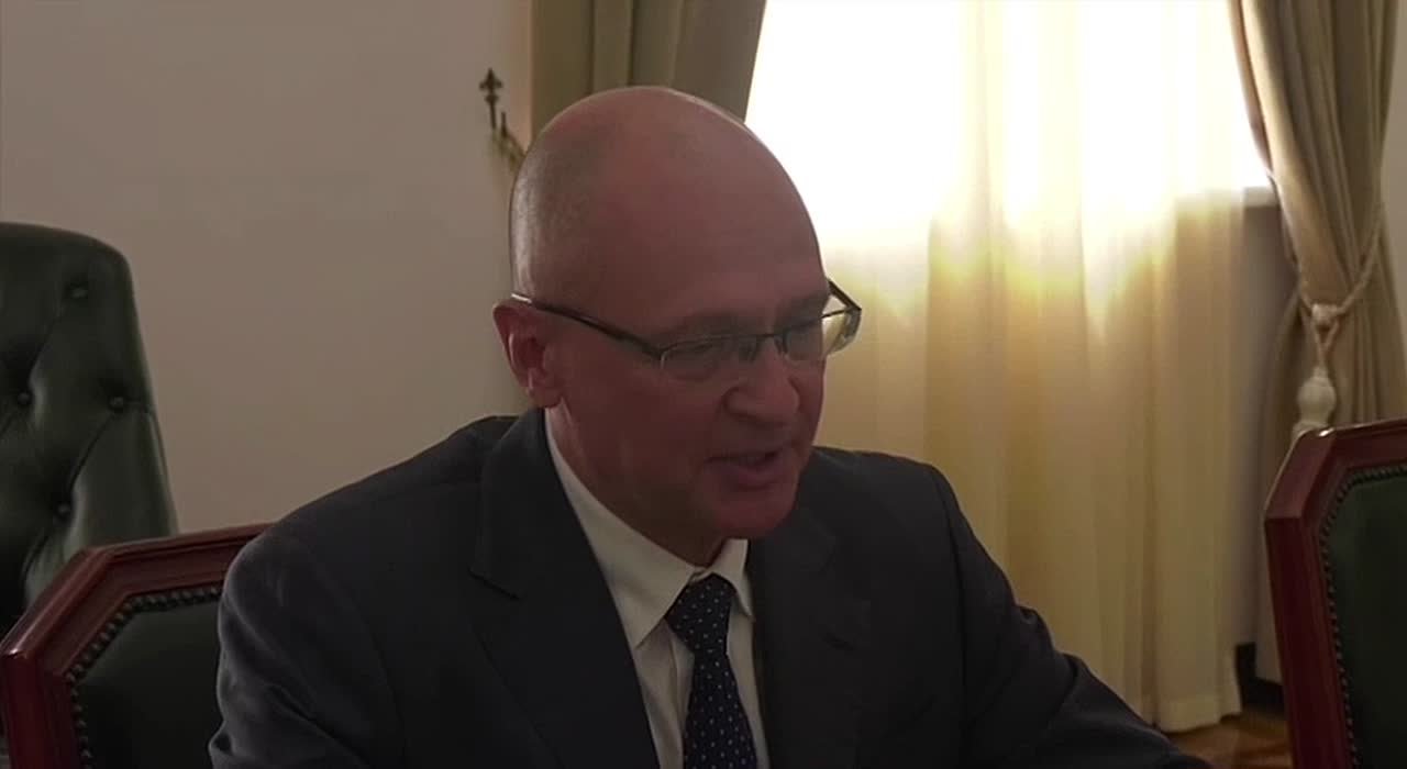 Президент Абхазии Бадра Гунба встретился с Первым замруководителя Администрации Президента России Сергеем Кириенко