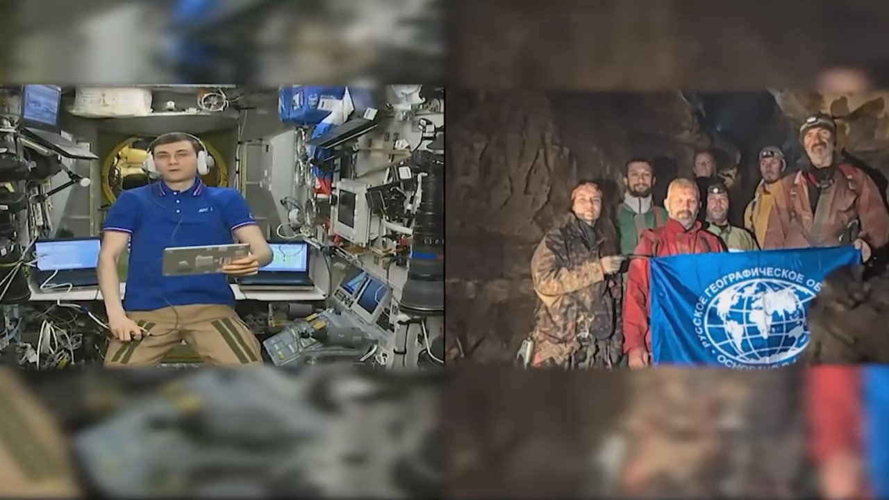 Космос и бездна: телемост связал МКС с самой глубокой пещерой Земли Крубера
