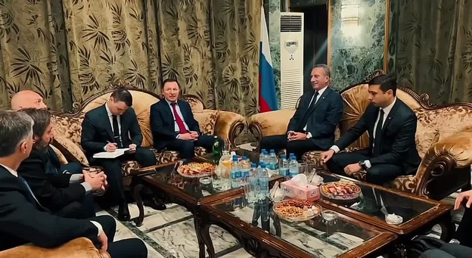 В Посольстве Российской Федерации в Сирии состоялась встреча абхазской делегации, возглавляемой министром иностранных дел Олегом Барциц, с послом России Александром Ефимовым