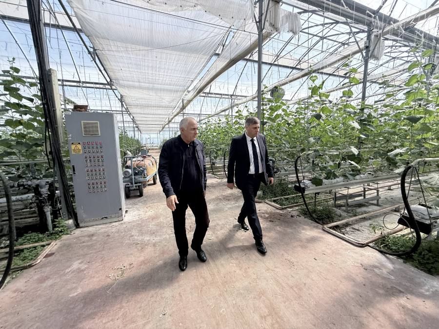 Вице-премьер Вараздат Миносян и министр сельского хозяйства Беслан Джопуа посетили ряд аграрных предприятий Очамчырского и Гулрыпшского районов
