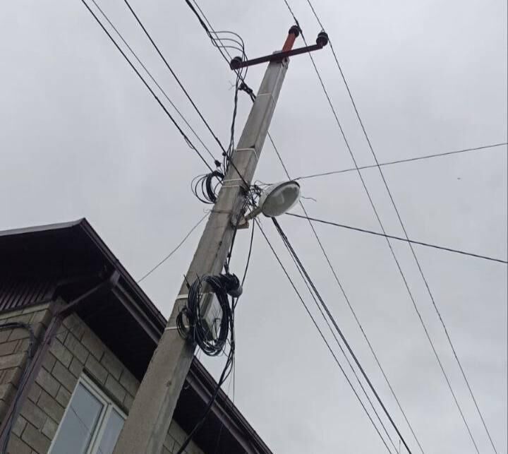 Уличное освещение обновили в селе Эшера