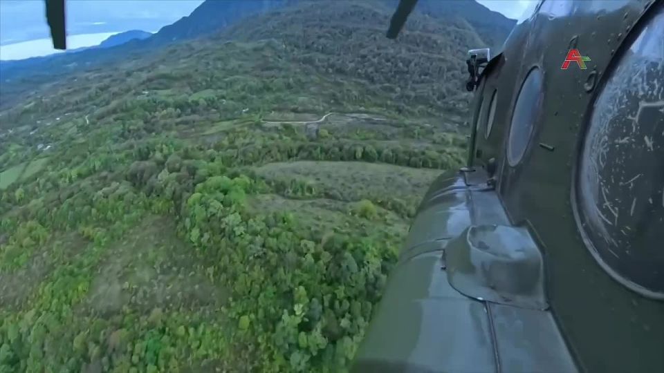 Высадка десанта на учениях Вооруженных сил Республики Абхазия