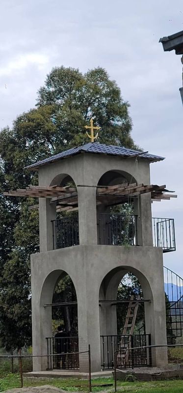 Жители с. Пакуащ Очамчырского района восстановили колокольню храма святого Георгия Победоносца