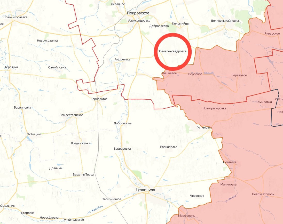 ВС России освободили населенный пункт Новоалександровка в Днепропетровской области, сообщили в Минобороны РФ