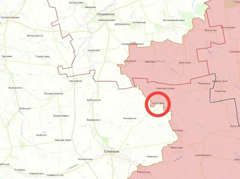 Российские войска освободили Успеновку в Запорожской области, сообщили в Минобороны РФ