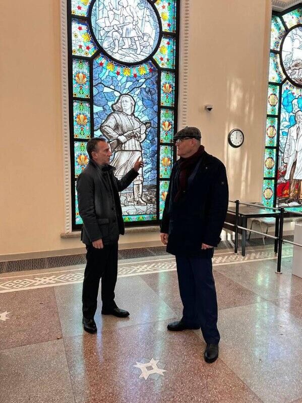 Глава МИД Олег Барциц проинспектировал павильон "Абхазия" на ВДНХ