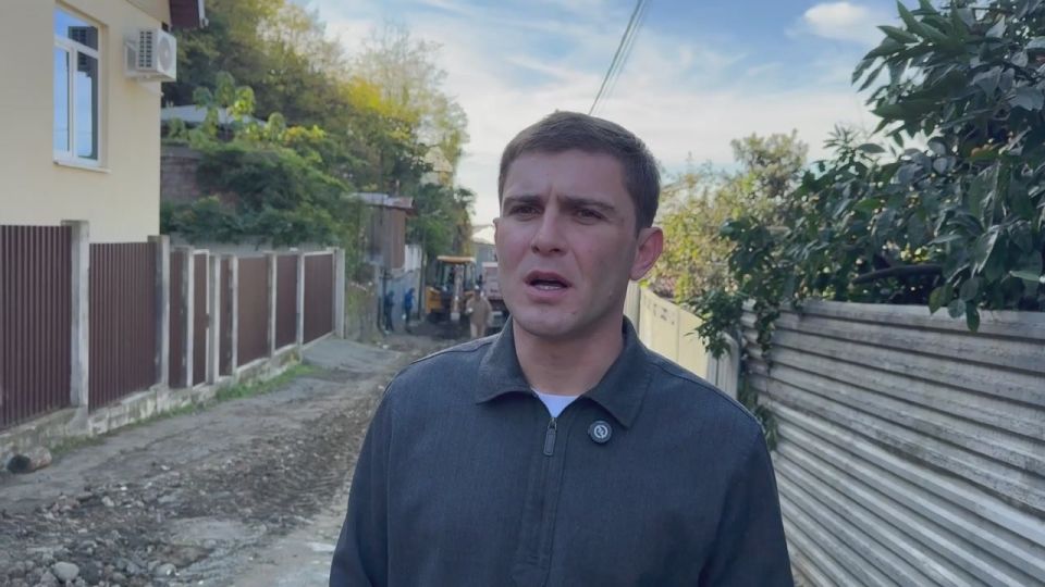 На Вайнахской улице в Сухуме начались ремонтные работы