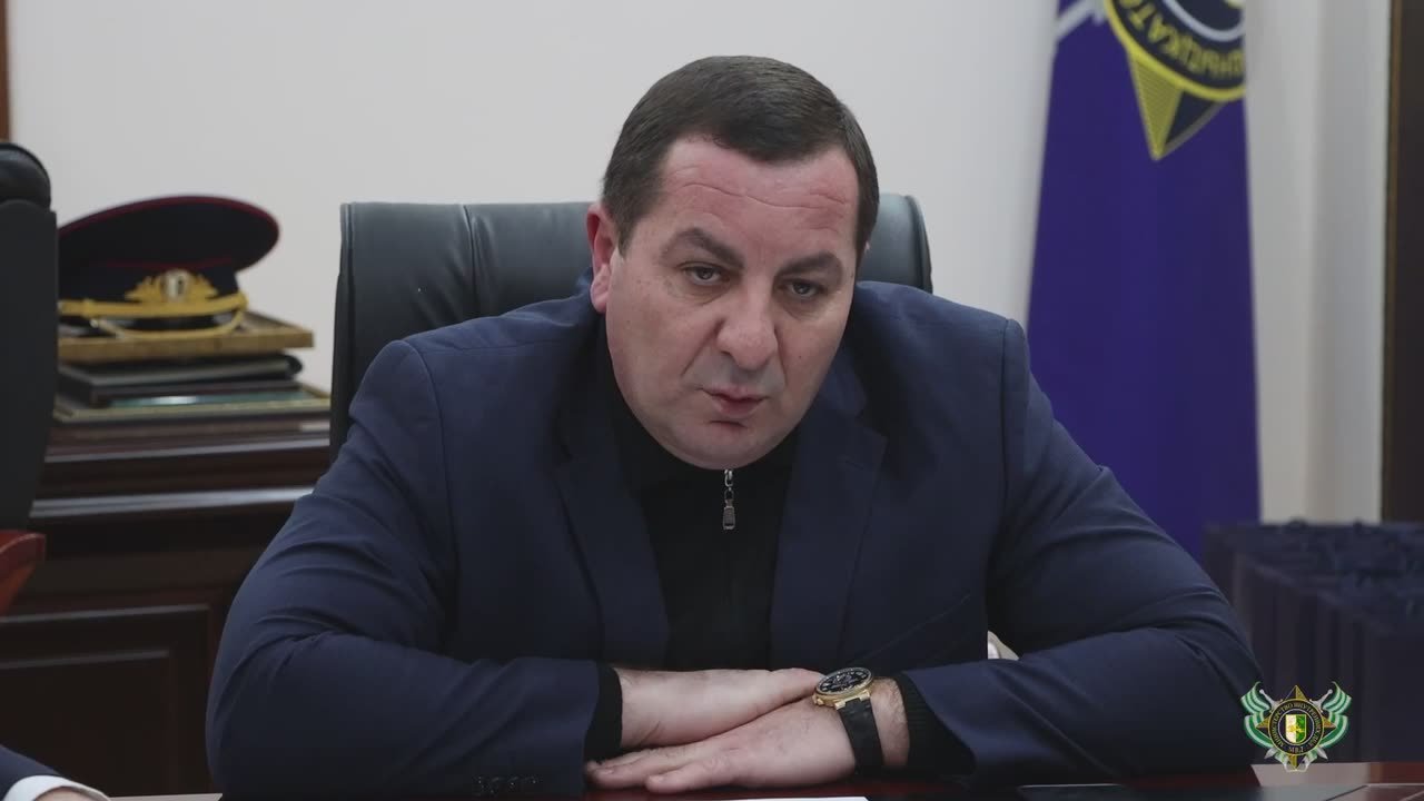 Вице-премьер, министр внутренних дел Республики Абхазия Роберт Киут принял делегацию МВД России