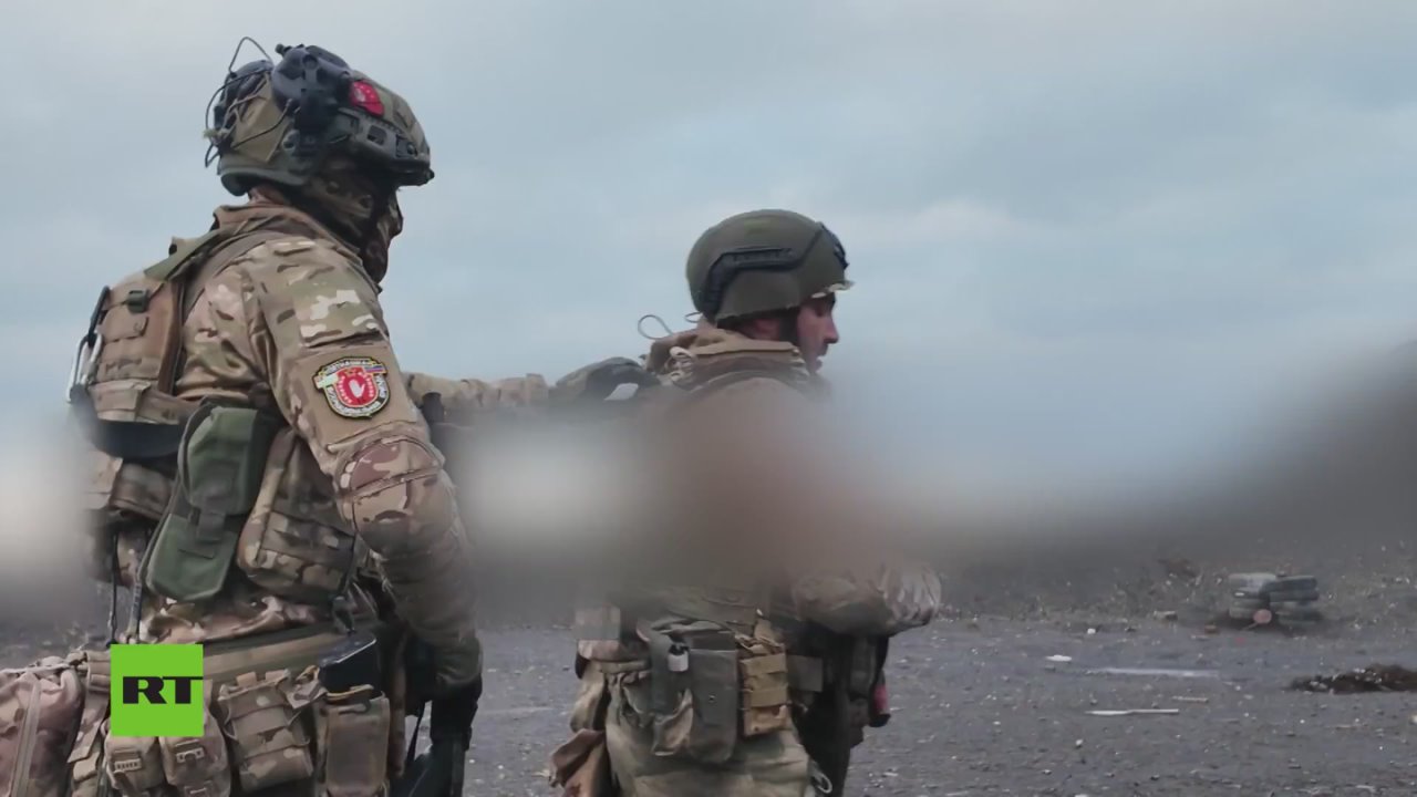 Мы на полигоне с Интернациональной бригадой Добровольческого корпуса