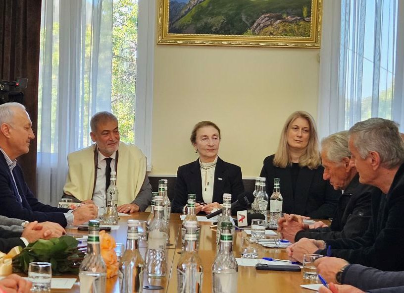 В Общественной палате прошла встреча с делегацией соотечественников из Турции во главе с новым руководителем Федерации абхазских культурных центров Яузом Атрышба