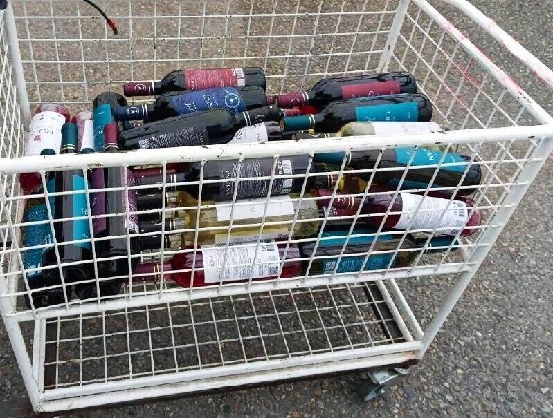 Турист из Абхазии пытался вывезти в Россию 55 литров спиртного