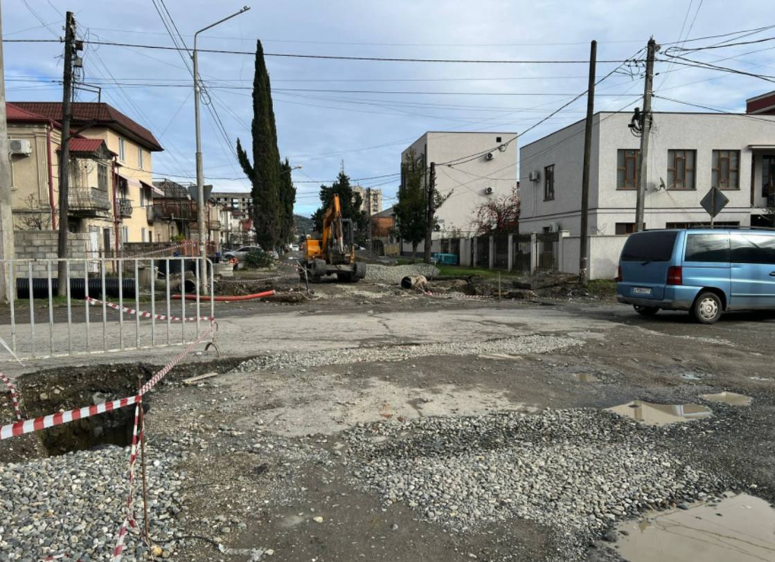 Движение на перекрестке улиц Басария и Агумава будет перекрыто 16 декабря в связи с ремонтными работами